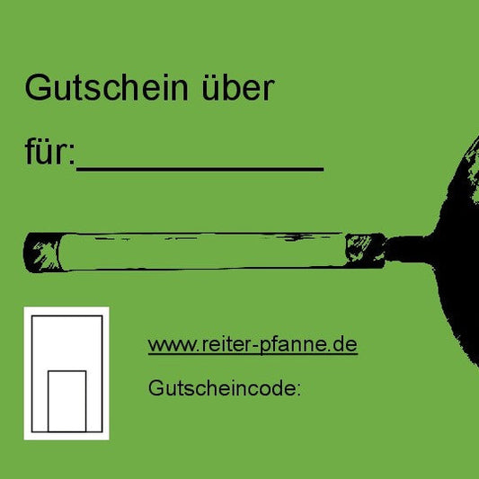 Reiter Pfanne Gutschein